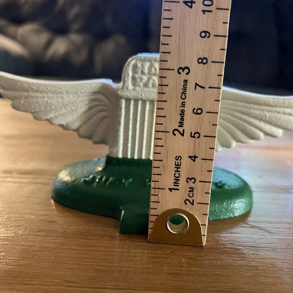 Vintage Hart-Parr Tractor Radiator Cap Cast Iron Winged Hood Ornament Collectors